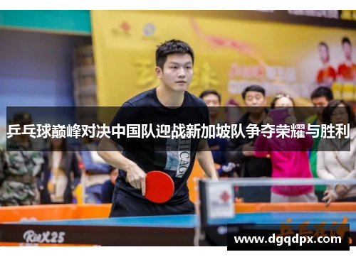 乒乓球巅峰对决中国队迎战新加坡队争夺荣耀与胜利